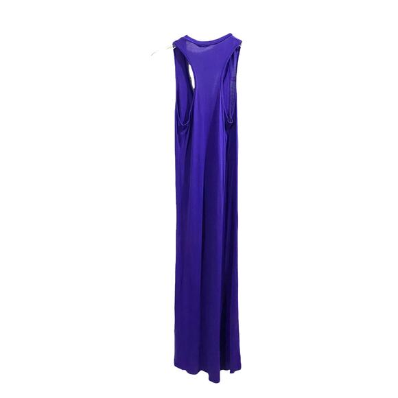 Monrow Purple Racerback Basic Casual Everyday Lightweight Tank Maxi Dress Small - Picture 7 of 10